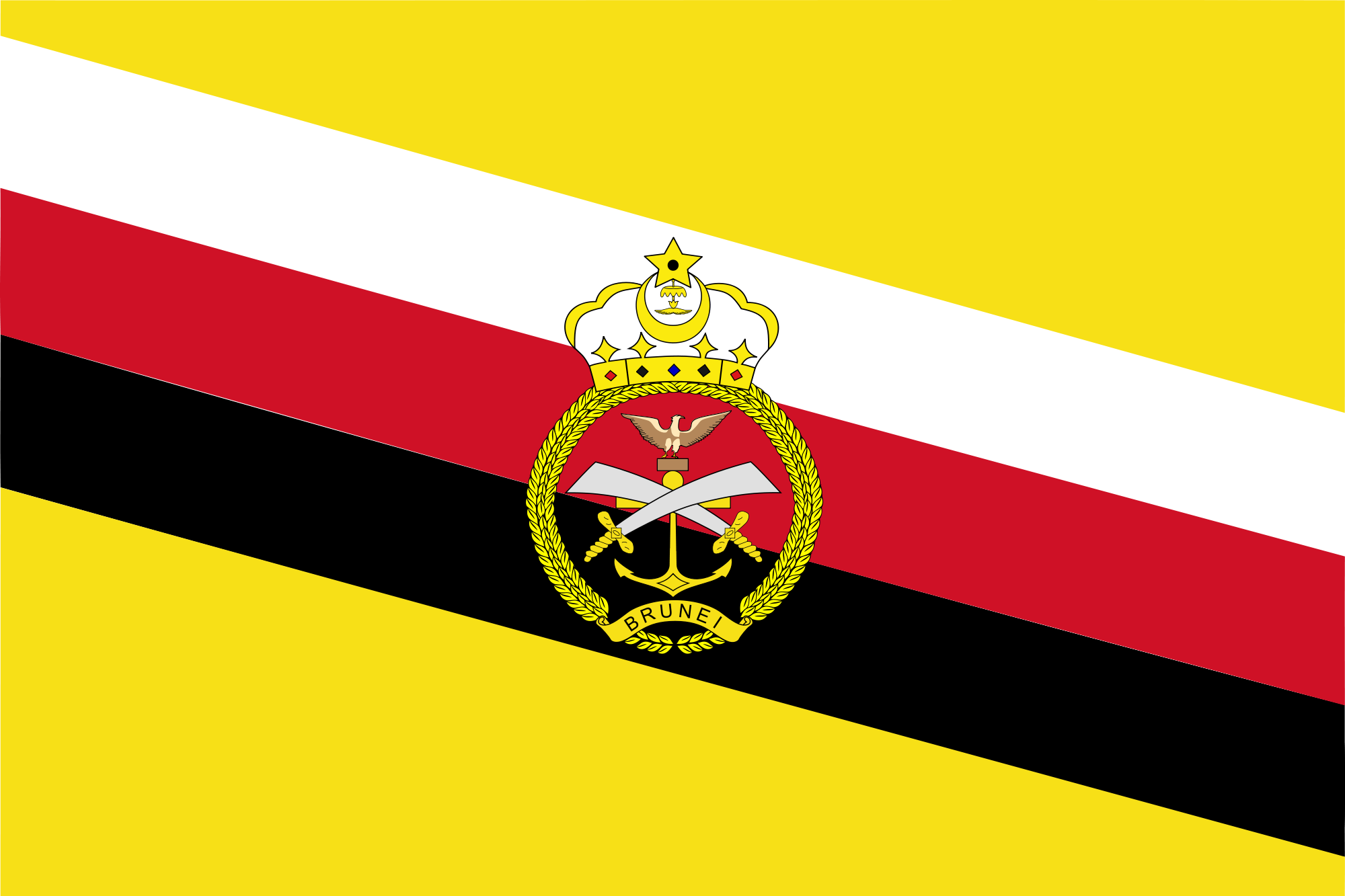 Flag of Brunei (War Flag)